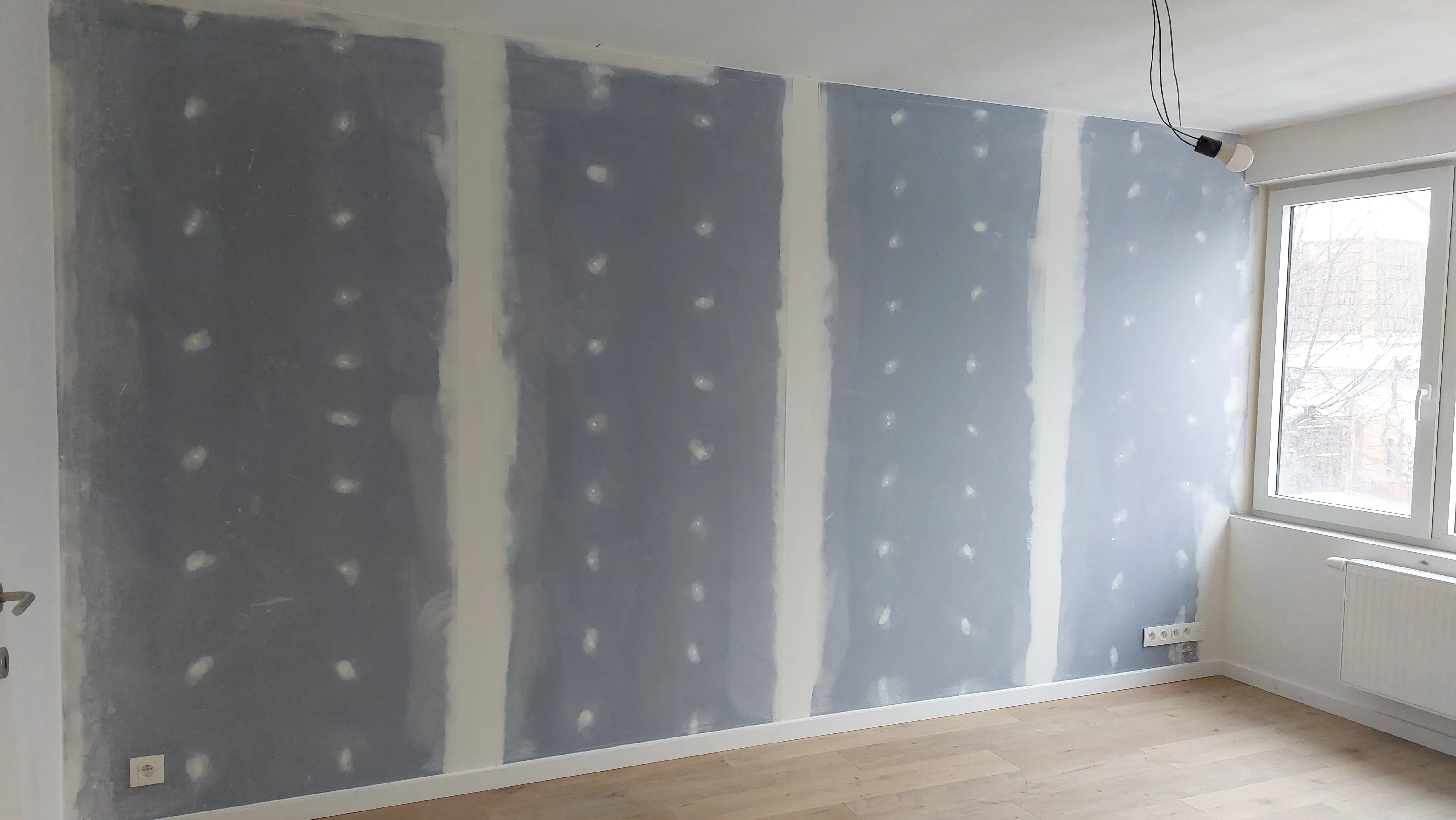 Gyproc afwerking door Skokbouw Gent